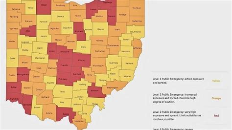 With Advisory Map Update 60 Percent Of Ohioans Are Now Required To