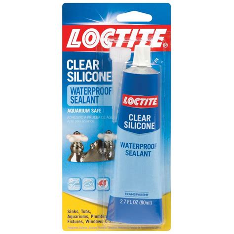 Loctite 27 Fl Oz Clear Waterproof Silicone Adhesive 6 Pack 908570