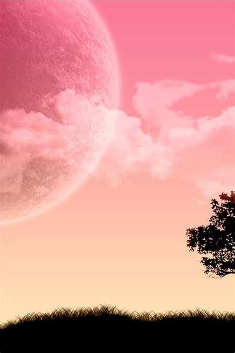 Free Download Pink Sky Scenery Iphone 4s Wallpaper Download Iphone
