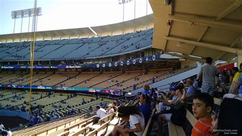 Outfield Pavilion Dodger Stadium Baseball Seating