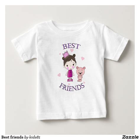 Best Friends For You Child Baby Tshirts Best Friends Kids Fashion