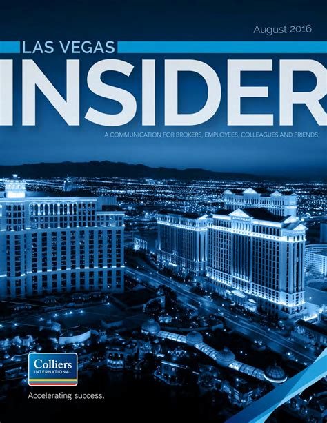 Las Vegas Insider August 2016 By Colliers Las Vegas Issuu