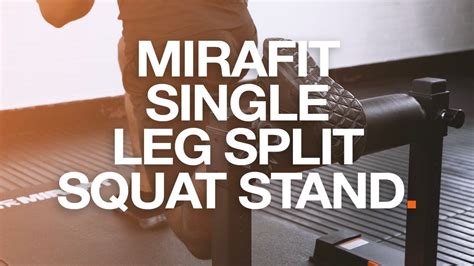 Mirafit Single Leg Split Squat Stand Youtube