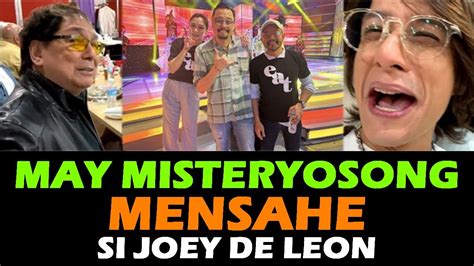 Eat Bulaga May Misteryosong Mensahe Si Joey De Leon June 14 2023 Tito Vic And Joey Dabarkads