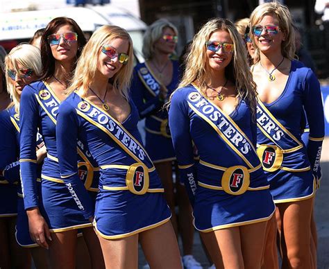 Grid Girls Smile On Before The Drivers Parade Of The British F1 Grand