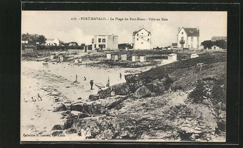 Carte des hôtels aux environs de morbihan : CPA Port-Navalo, La Plage du Pont Blanc, Ville en Bois ...