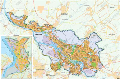 We have 167 maps (gps points) for this administrative division of germany such as alte ochtum and alter hafen. Digital City Map Bremen 122 | The World of Maps.com