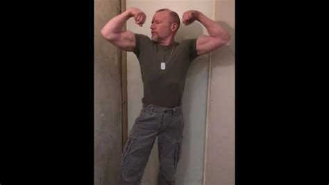 Muscular Army Guy Flexing Big Biceps And Shooting Cum Ready To Fight Xxx Mobile Porno Videos