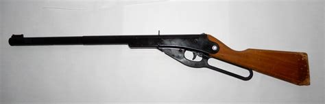 Vintage Daisy Buck Model B Bb Steel Air Gun W Wooden Stock