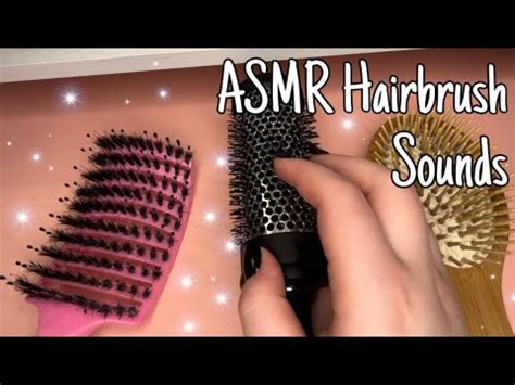 ASMR Hairbrush Sounds Tapping Scratching YouTube