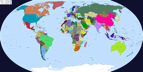 Political Map Of The World 2022