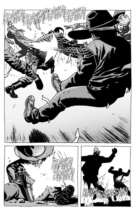 Carl Kills Saviors At The Sanctuary Walking Dead Comic Book Walking