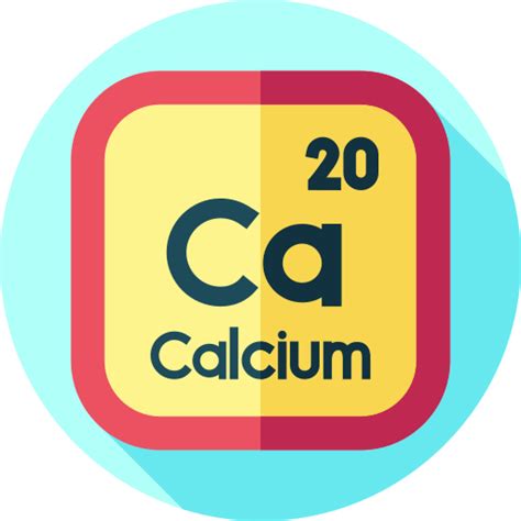 Calcium Flat Circular Flat Icon