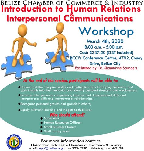 Human Relations & Interpersonal Skills, UWI Certified Training - Belize ...