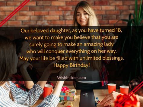 25 Happy 18th Birthday Wishes For Daughter Wish Insider