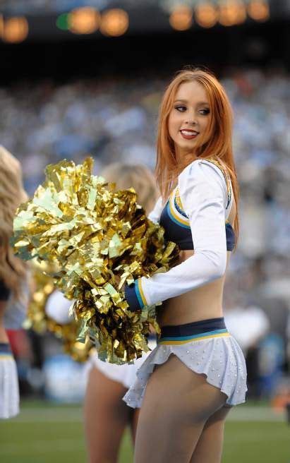 pin by rita adame on san diego chargers 1 cheer girl nfl cheerleaders hot gingers
