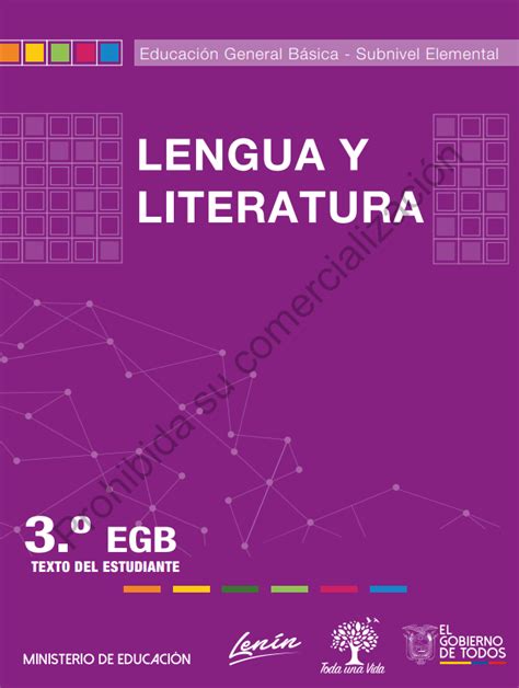 🥇【 Libro Texto De Lengua Y Literatura 3 Tercer Grado 2022 2021