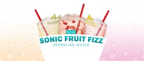 New At Sonic Fruit Fizz Sparkling Water