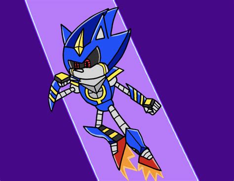 Metal Sonic Boom Re Redesign By 13comicfan On Deviantart