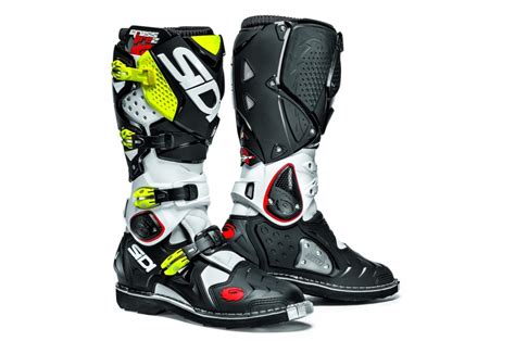 When constructing most of sidi boots, sidi uses a new generation material called technomicro. Botte Moto Cross SIDI CROSSFIRE 2 Blanc - Noir - Jaune ...