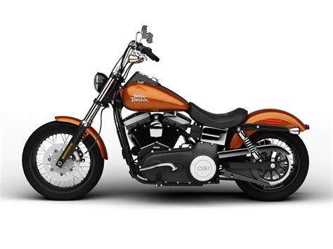 Ups brought this to the shop. Harley-Davidson FXDB Dyna Street Bob 2015 3D Model MAX OBJ ...