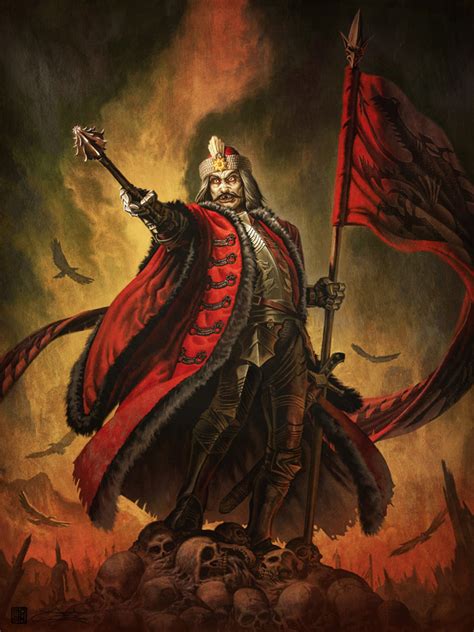 Vlad The Impaler Dracula Art Vampire Art