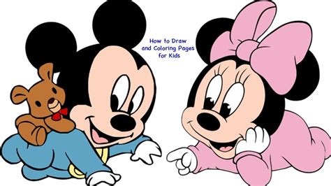 Then i found a dedicated blog post. Mickey and Minnie Mouse Babies Coloring Pages Activity for ...