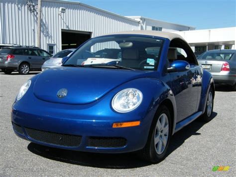2007 Laser Blue Volkswagen New Beetle 25 Convertible 38622799 Photo