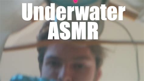 Asmr Underwater Sounds Bubbles Liquid Splashing Youtube