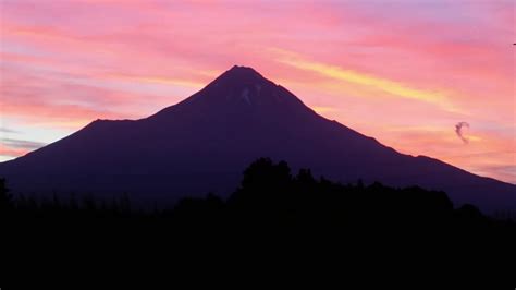 Mount Taranaki Sunset Charm Youtube