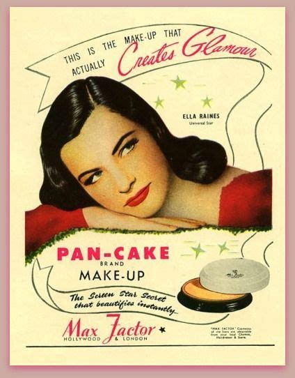 Just Add Syrup Pan Cake Brand Makeup From Max Factor Advertisement