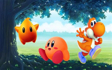 Kirby Yoshi Luma Mario Bros Character X Hd Wallpaper Pxfuel The Best
