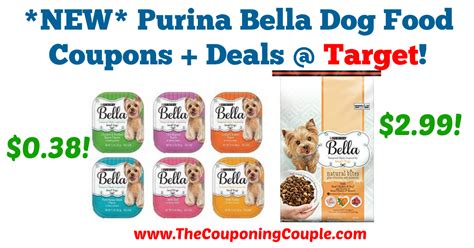 Try purina bella dry dog food specifically designed for small dogs. *NEW* Purina Bella Dog Food Coupons + Deals @ Target ...