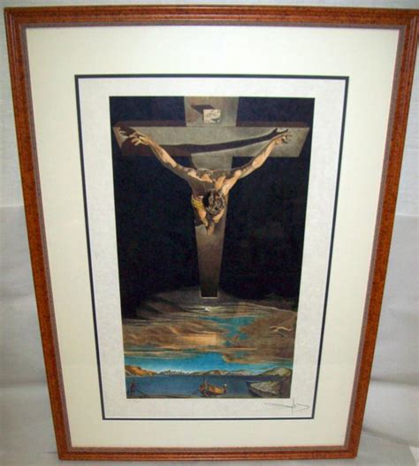 Salvador Dalís Christ Of Saint John Of The Cross Signed Lit