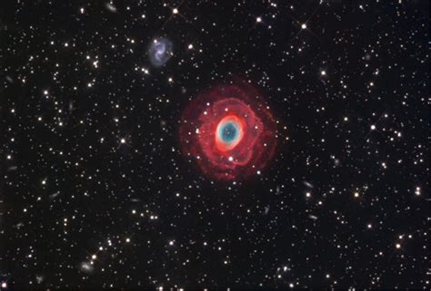 M57 The Famous Ring Nebula The Wide View Is A Composite Of Three
