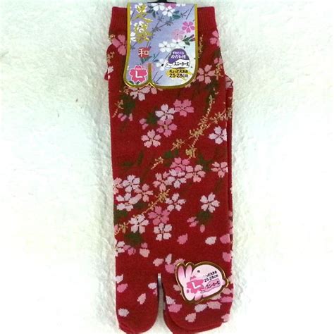 Tabi Socks Sakura Cherry Blossoms Small 6 9 Pac West Kimono