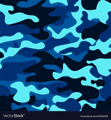 Camouflage Seamless Color Pattern Army Camo Vector Image On Vectorstock