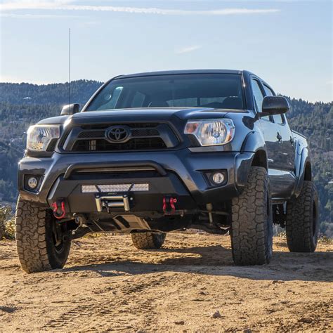 Hiline Front Winch Bumper For 2012 2015 Toyota Tacoma