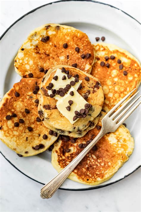 Buttermilk Chocolate Chip Pancakes