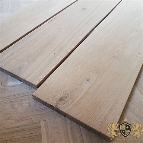 160mm Unfinished Solid Oak Wide Planks 20mm Thickness Prestige Wood