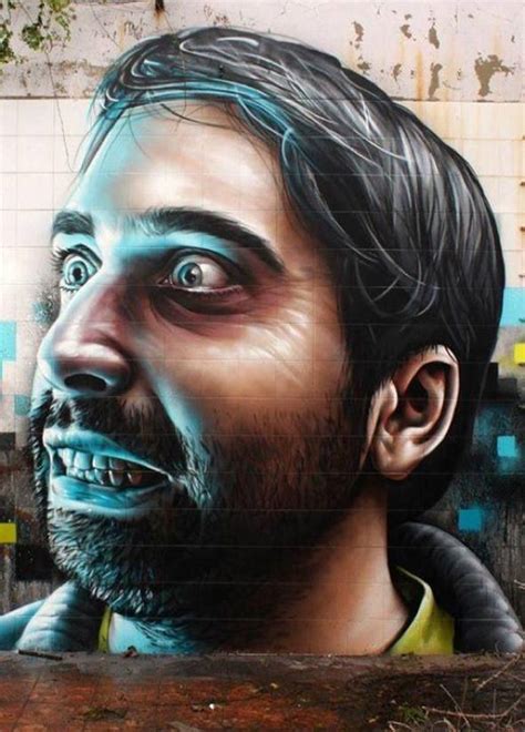 street art par smug one impressionnants portraits hyper réalistes maxitendance