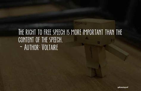 Top 10 Voltaire Free Speech Quotes And Sayings