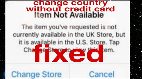 Maybe you would like to learn more about one of these? Change App Store Country or Region on iPhone, iPad and iPod - No Credit Card Required ...