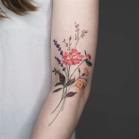 Wildflower Tattoo Tattoo Designs For Women