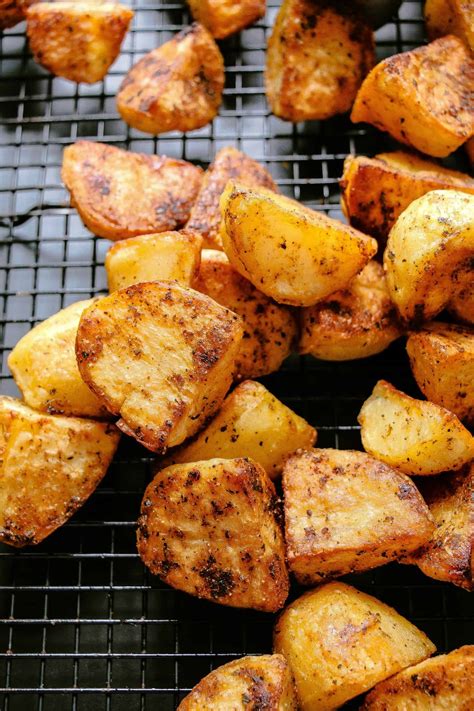 Roasting sweet potatoes in the oven brings out their natural flavor and baked sweet potatoes are the perfect, healthy side dish in the fall months. Extra Crispy Oven-Roasted Potatoes - Layers of Happiness