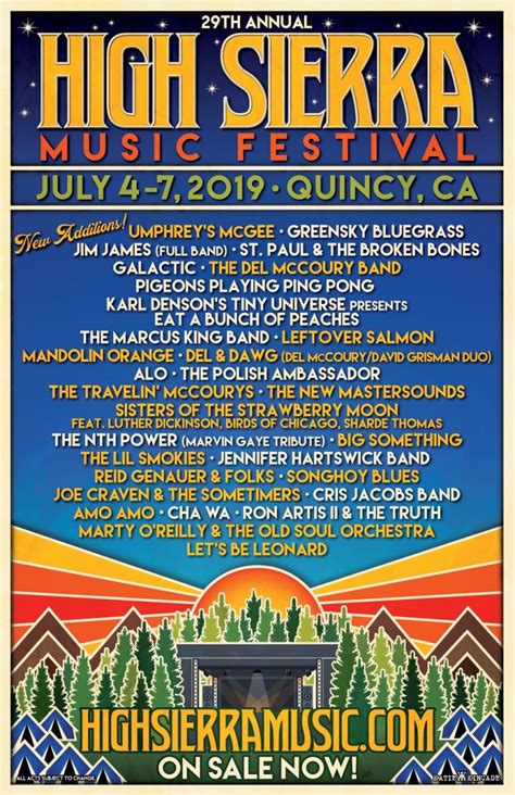 The rainforest world music festival 2019 is finally here. Festival Preview: High Sierra Music Festival is Best Fest ...