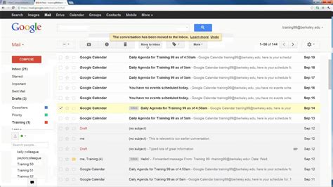Gmail Understanding Your Email Interface Youtube