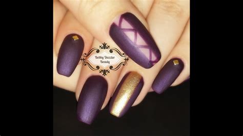 They're essentially used to lengthen the nail or provide a stronger top layer over. Nail Art | Matte Purple Nails | Gel Nail Polish - YouTube