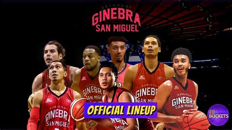 GINEBRA SAN MIGUEL COMMISSIONER S CUP OFFICIAL LINEUP 2022 YouTube