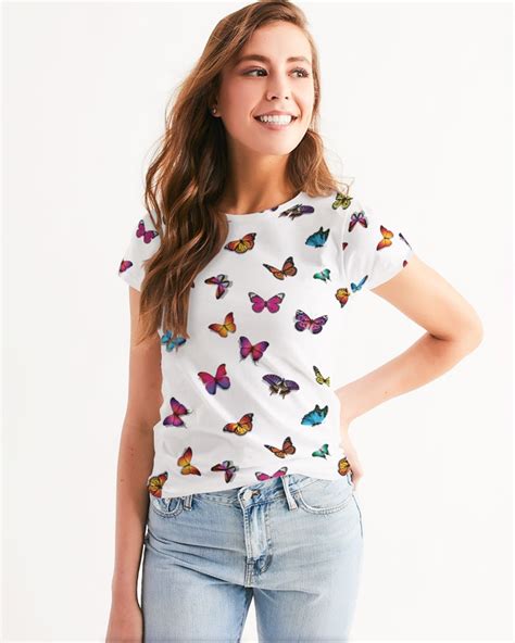 Butterfly Womans Tee Butterfly Shirt Etsy